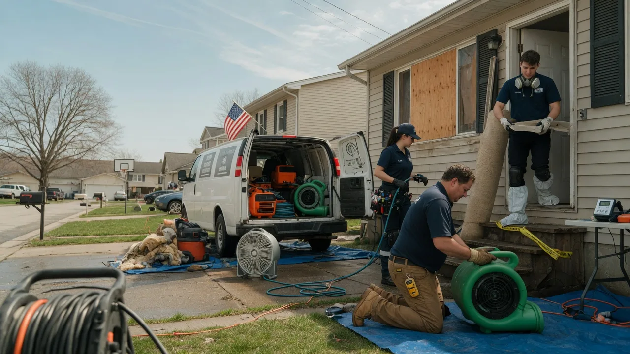Water Damage Restoration in Climbing Hill, IA near me